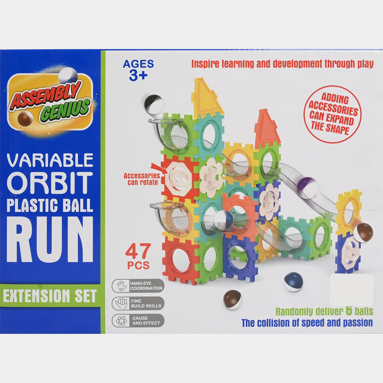 Assembly Genius Variable Orbit Plastic Ball Run - Image 3
