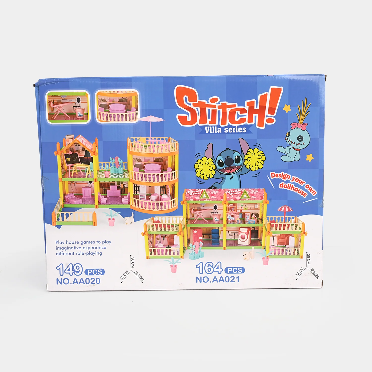 Kids Villa Dollhouse Play Set (156 Pieces) - Image 6