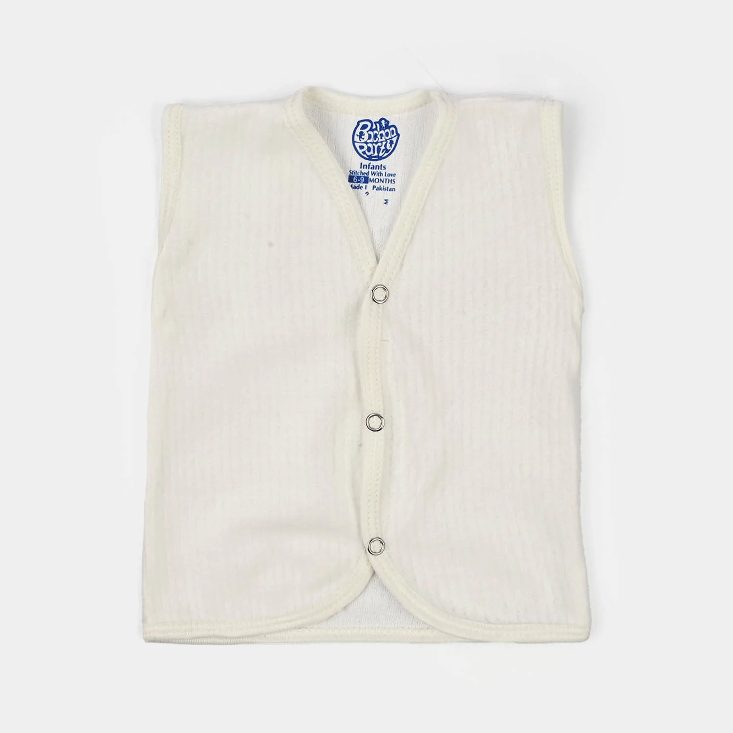 Baby Sleeveless Snap Vest - Image 2