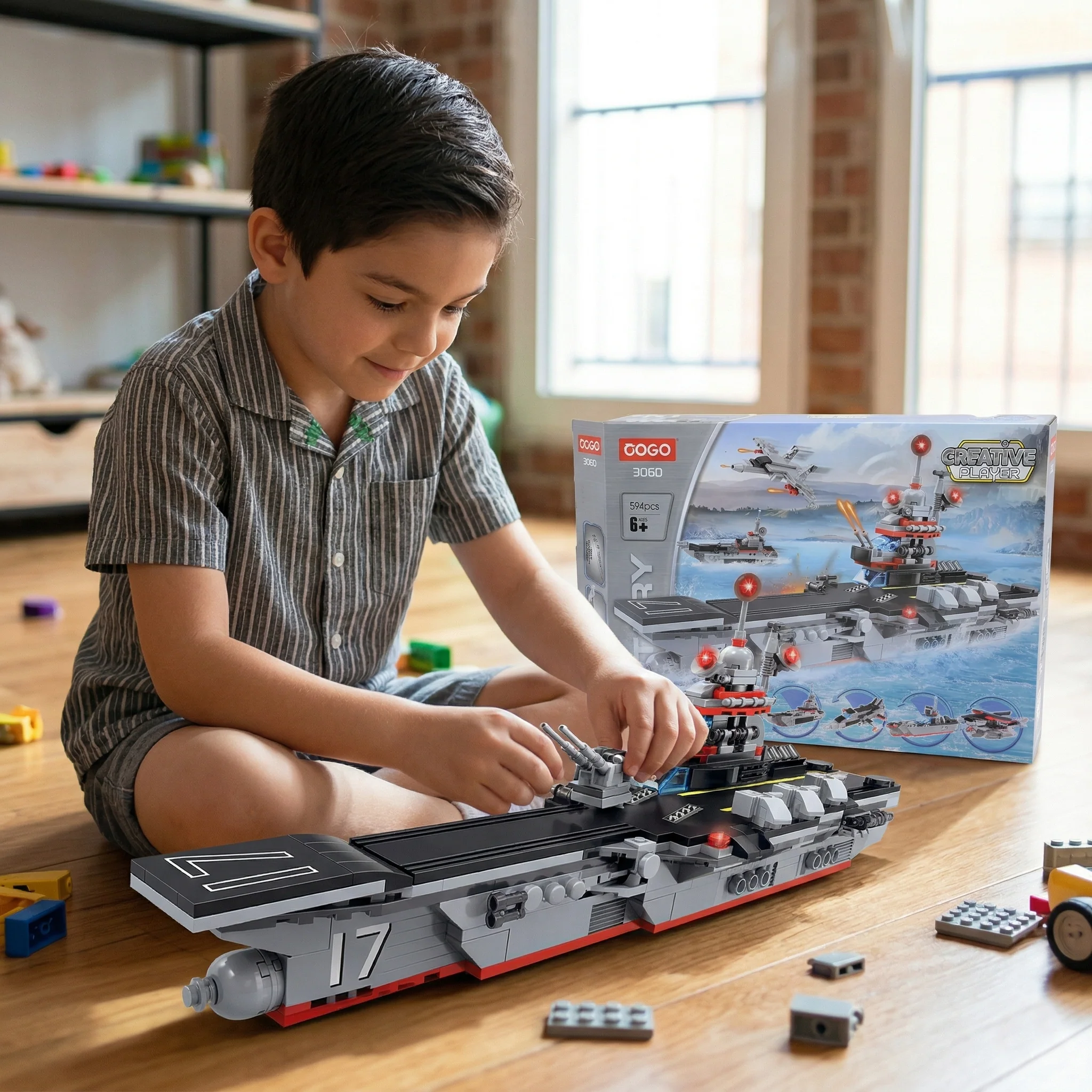 Military Creative Player Building Set
