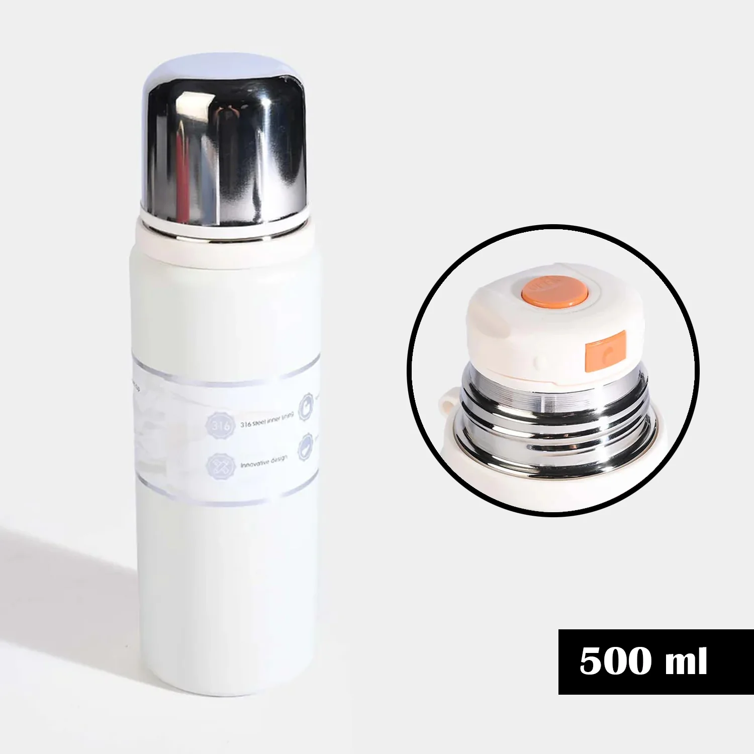 Insulated Stainless Steel Flask Bottle | 500ml