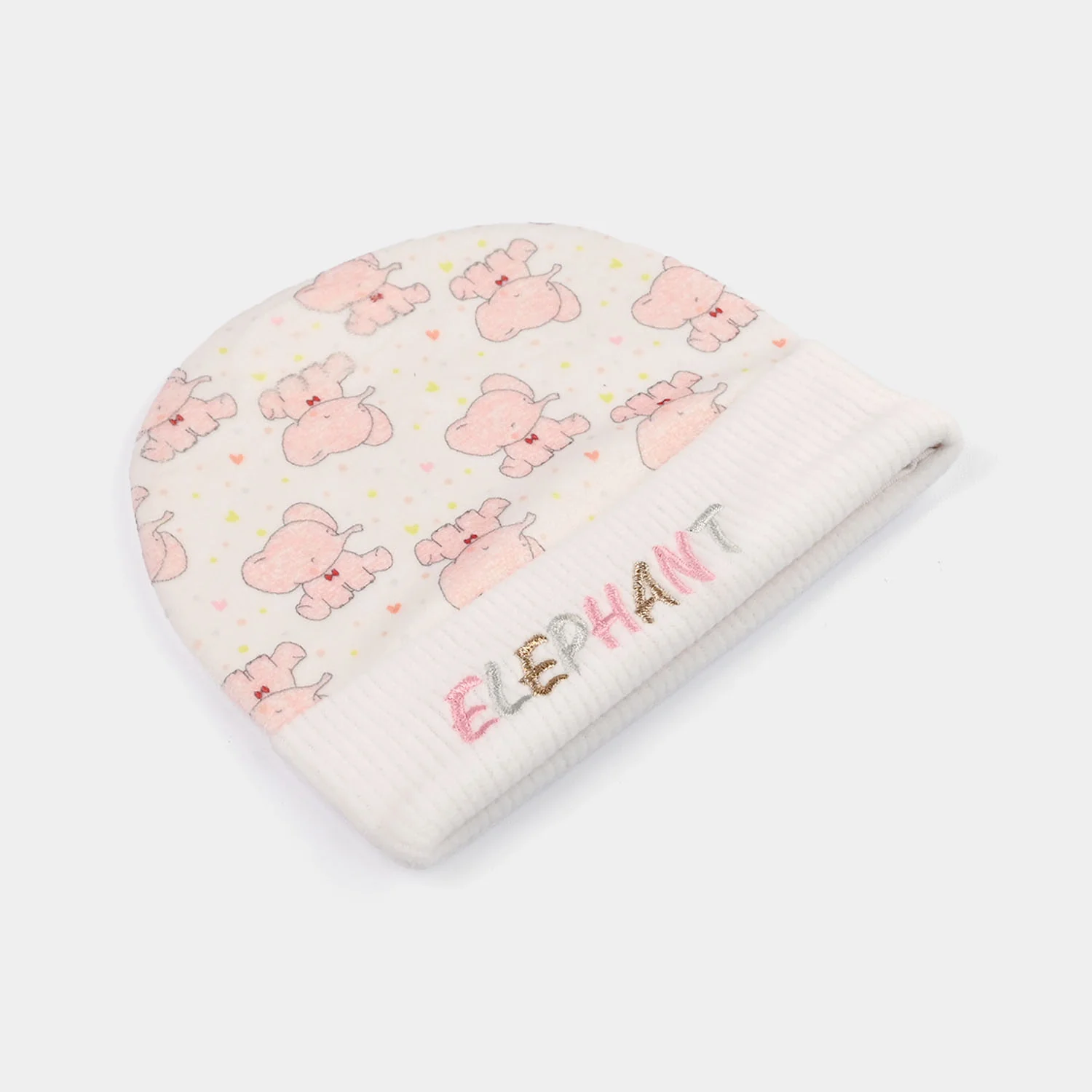 Baby Cap/Hat Velvet Printed - Image 2