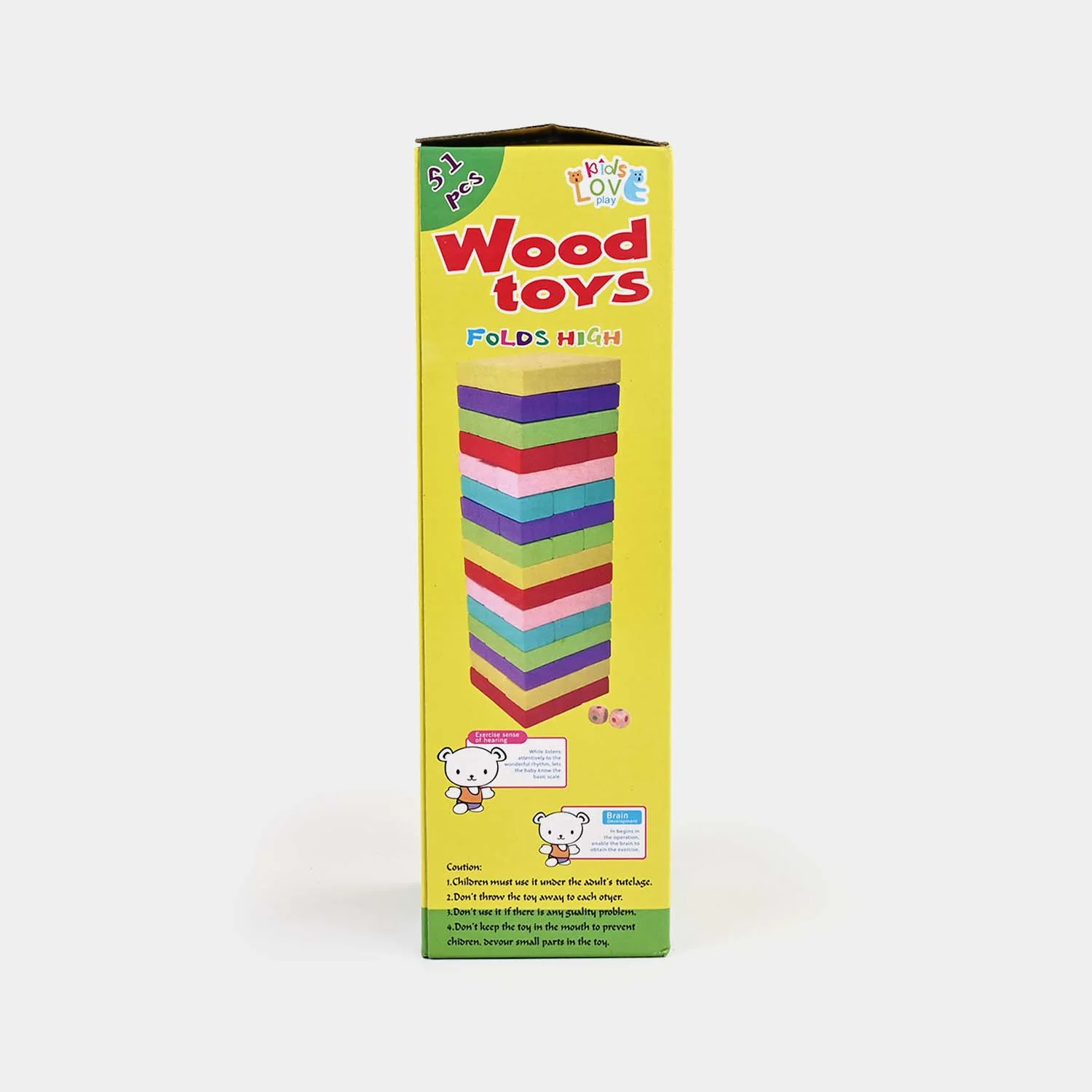 Wooden Stacking Blocks Jenga Puzzle Game - Image 3