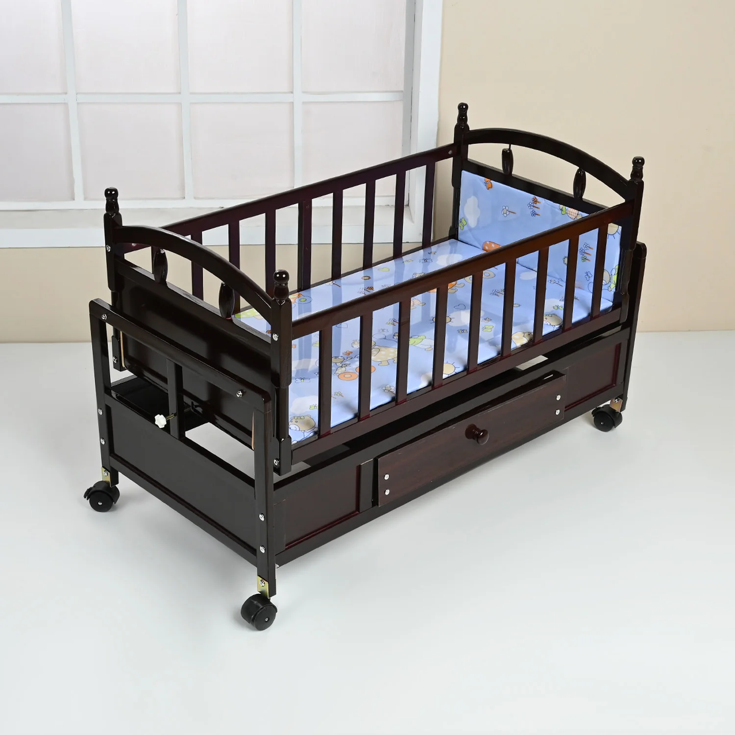 Baby Wooden Cradle Swing | 5370-B - Image 7