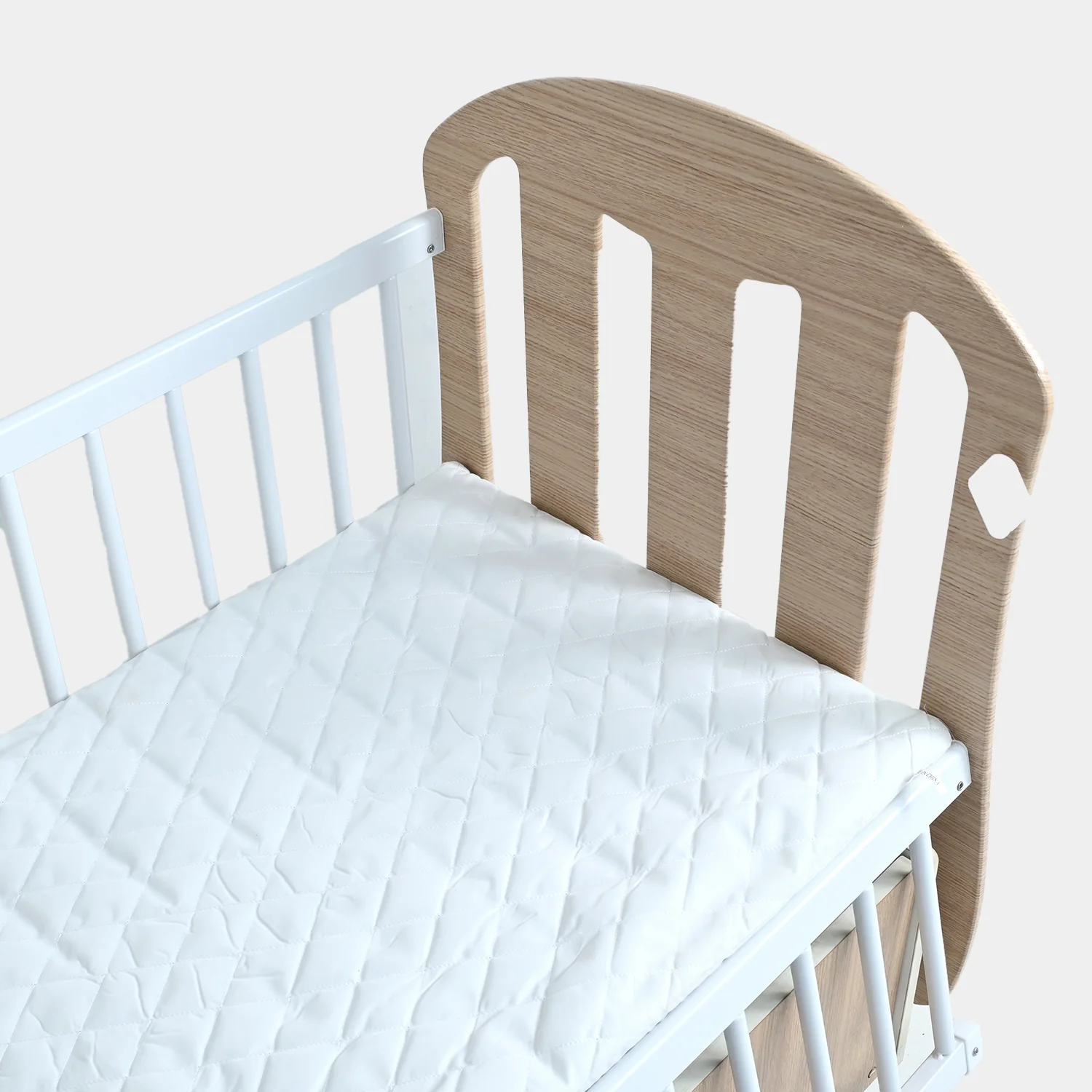 Baby Wooden Swing Cradle | P270 Brown - Image 3