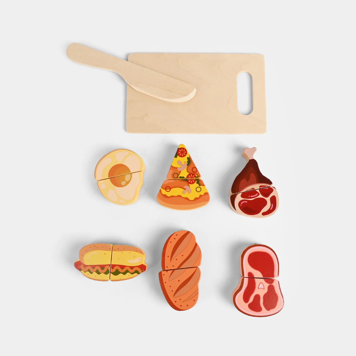 Wooden Cut Food - Image 2