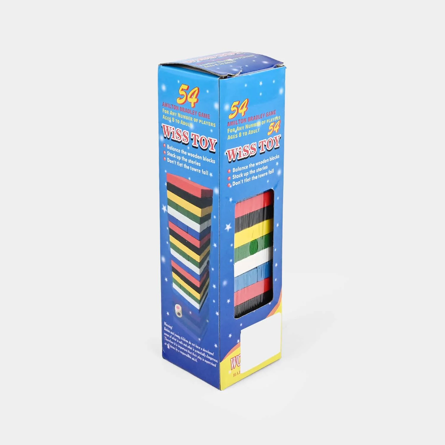 Educational Game Wooden Jenga Wiss Toy for Kids | Small - Image 2
