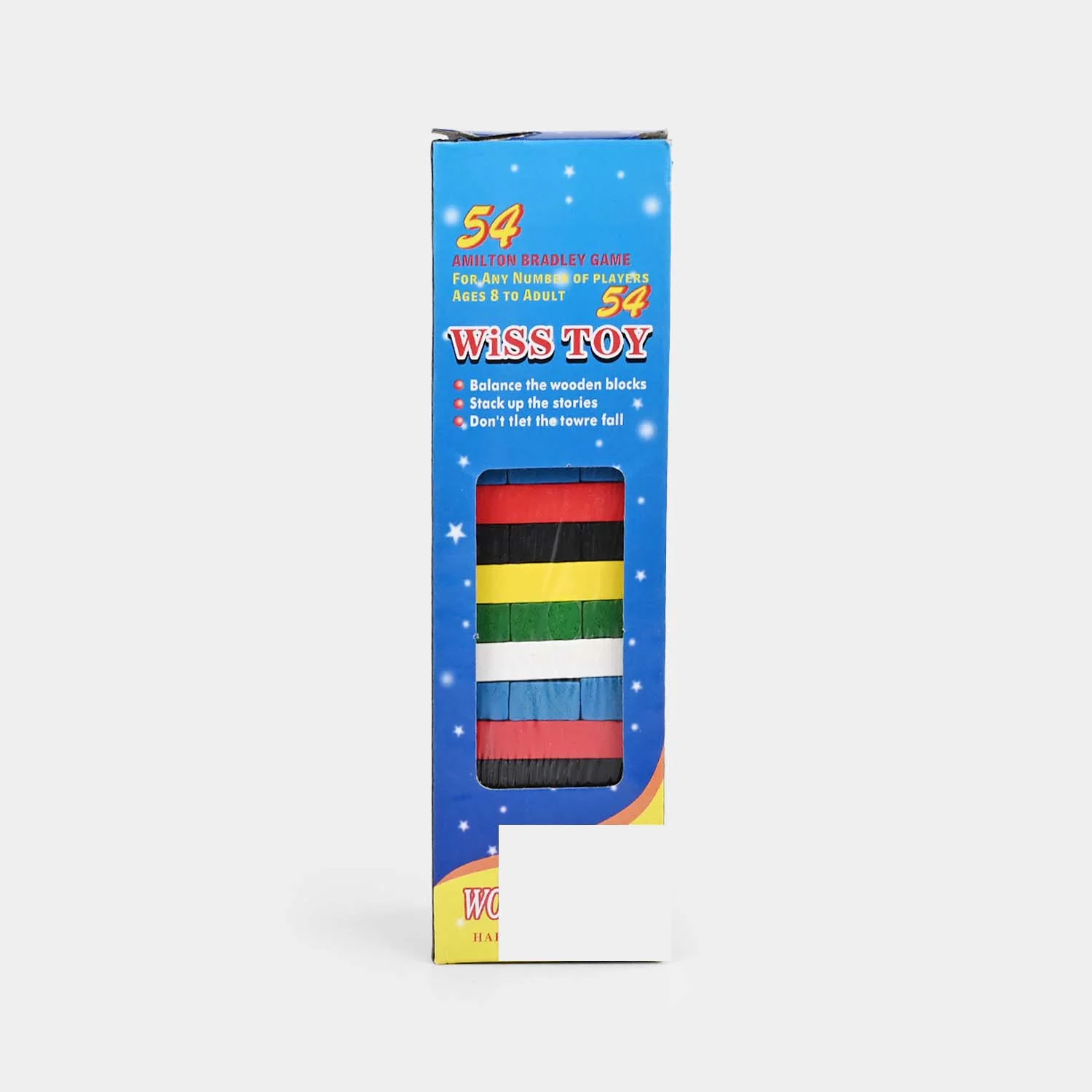 Educational Game Wooden Jenga Wiss Toy for Kids | Small - Image 3
