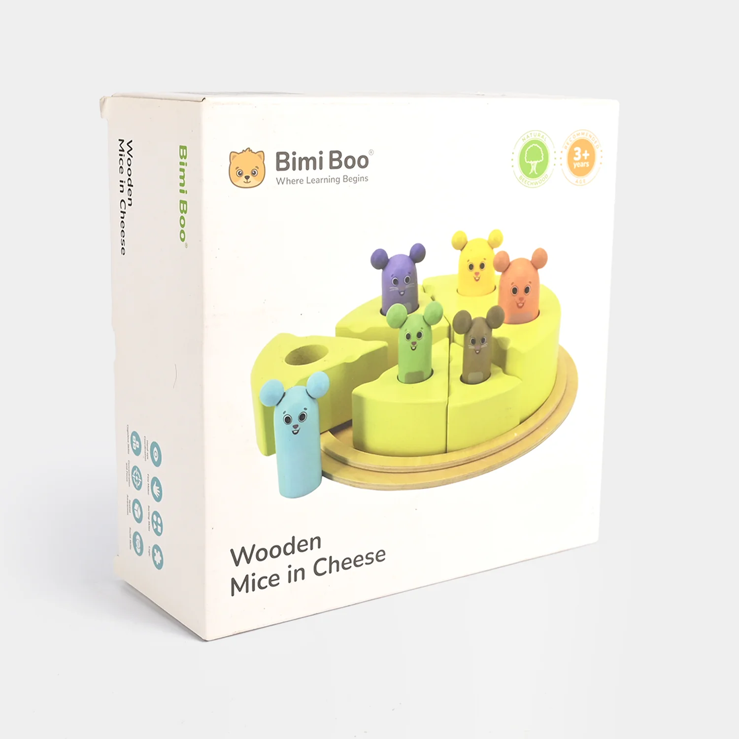 Wooden Mice in Cheese Puzzle Game