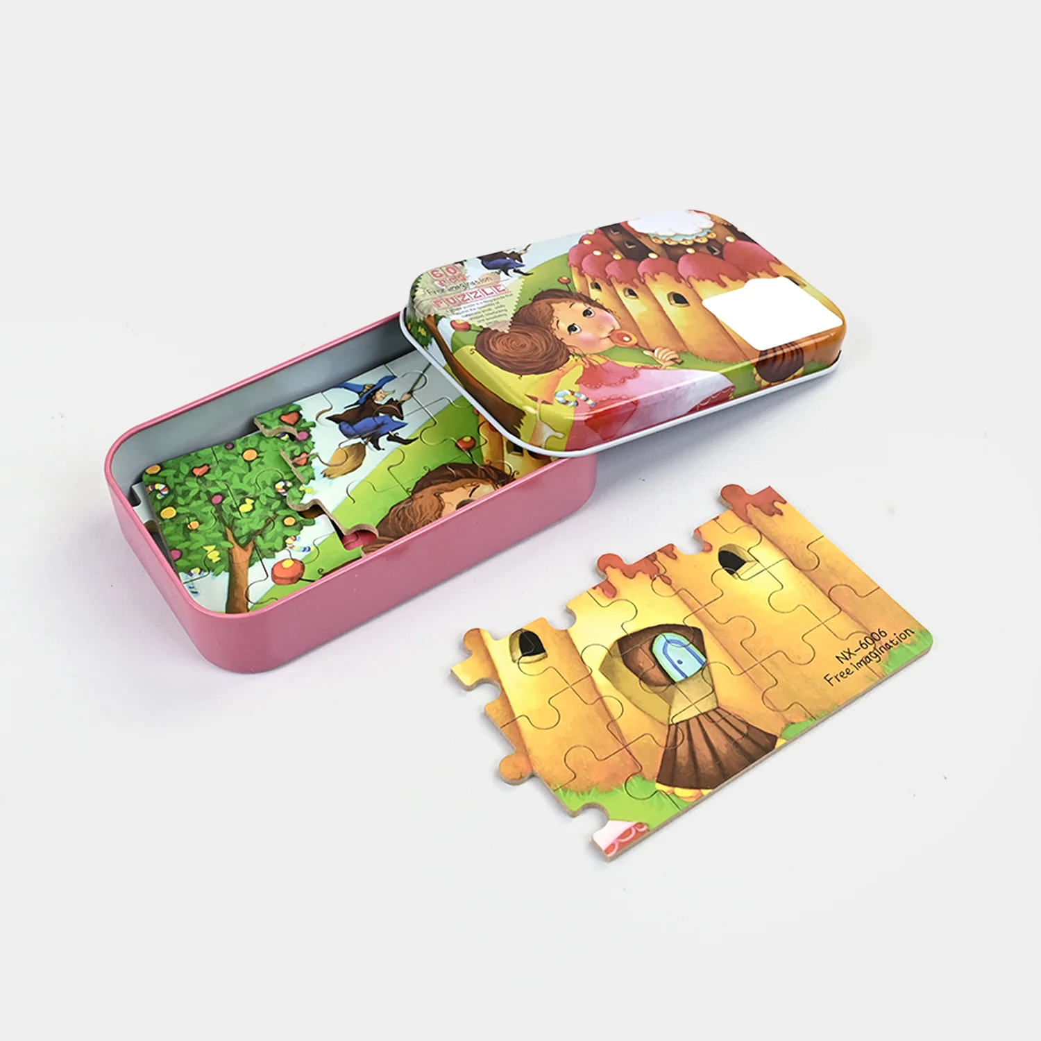 Jigsaw Puzzle Tin Box |60Pcs Set