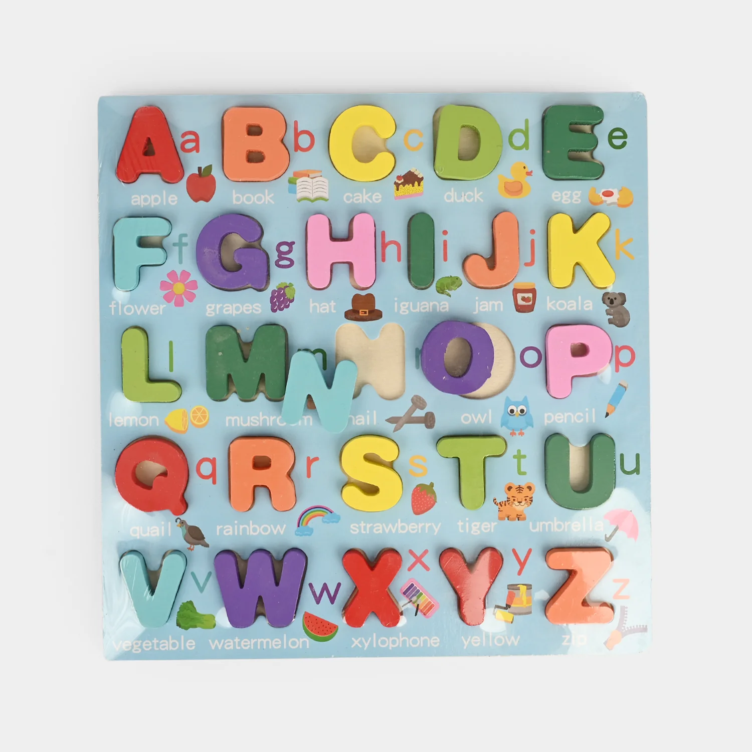 Wooden Educational Puzzle Sheet