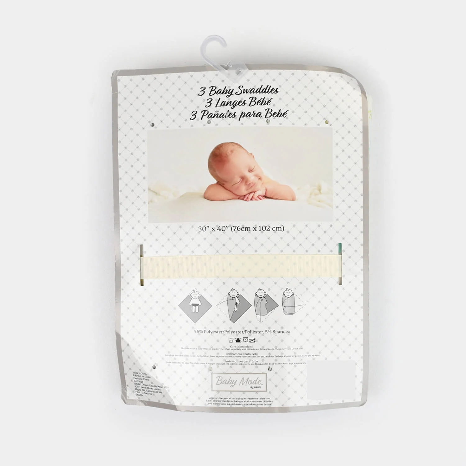 Premium Baby Wrapping Sheet - Pack of 3 - Image 2