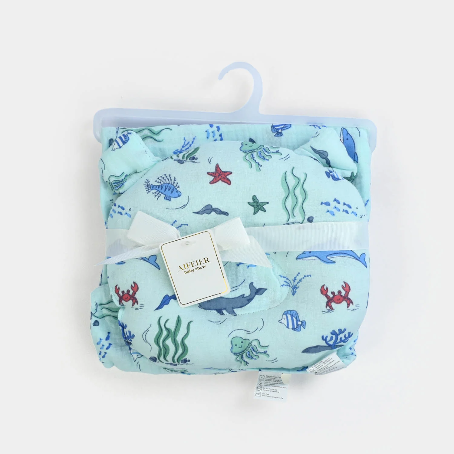 Baby Wrapping Sheet With Pillow - Image 4