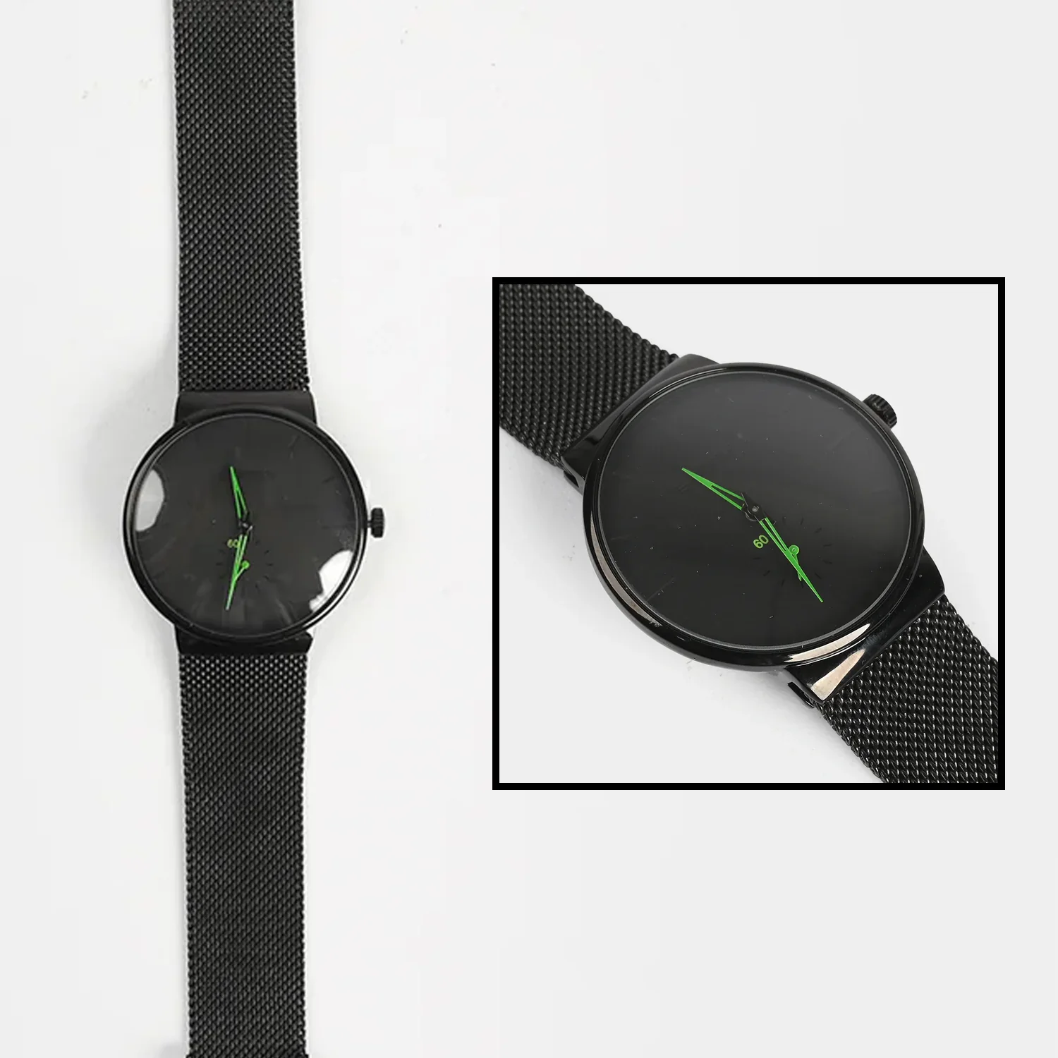 Black Analog Premium Wrist Watch