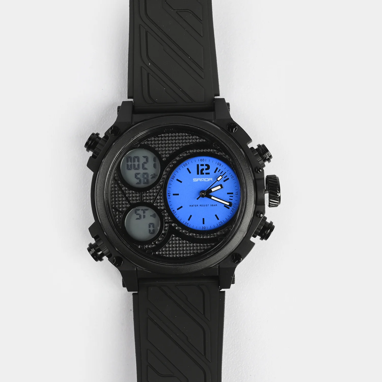 Multi-Functional Tactical Dual-Display Premium Wrist Watch