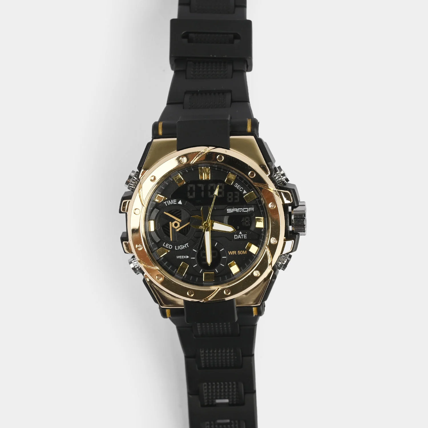 Multi-Function Dual-Display Chrono Premium Wrist Watch - Image 2