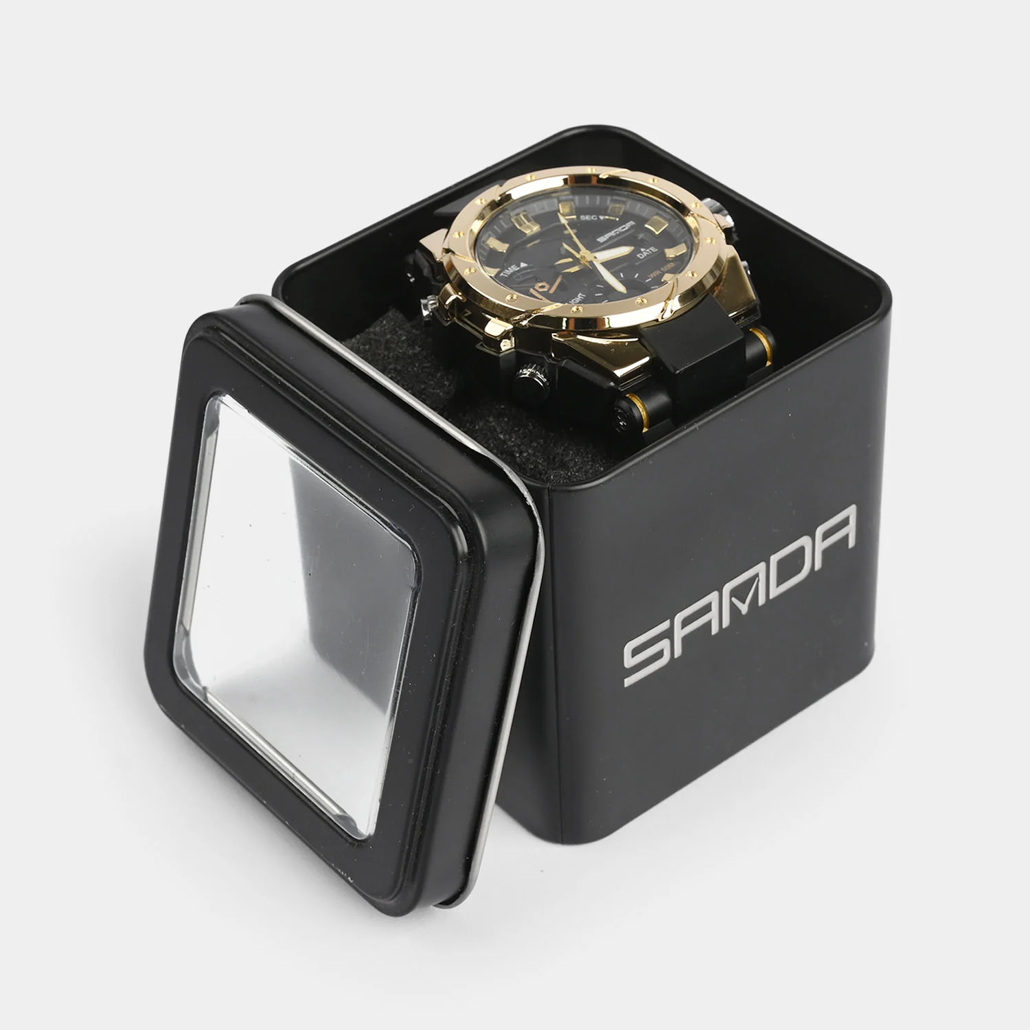 Multi-Function Dual-Display Chrono Premium Wrist Watch - Image 4