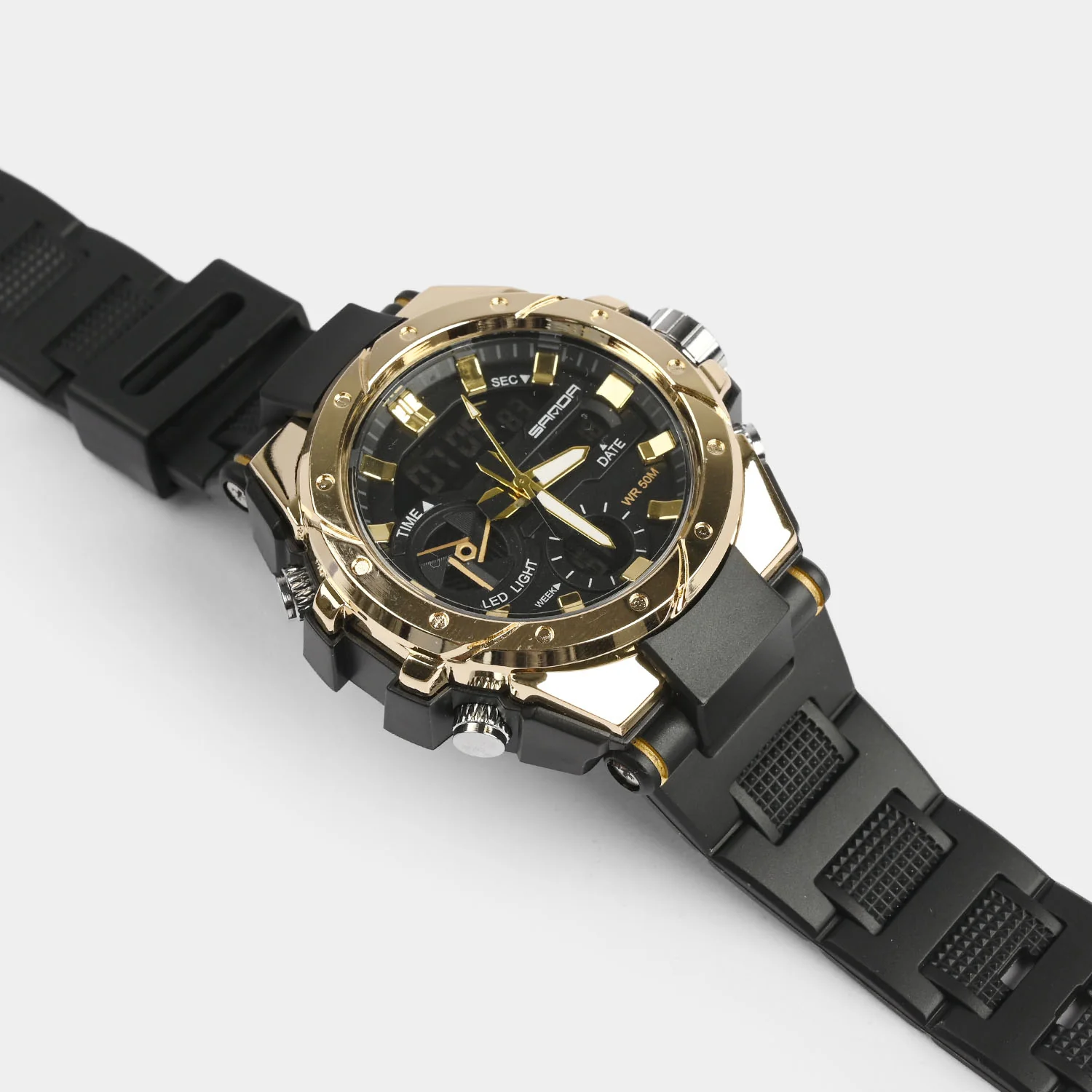 Multi-Function Dual-Display Chrono Premium Wrist Watch - Image 6