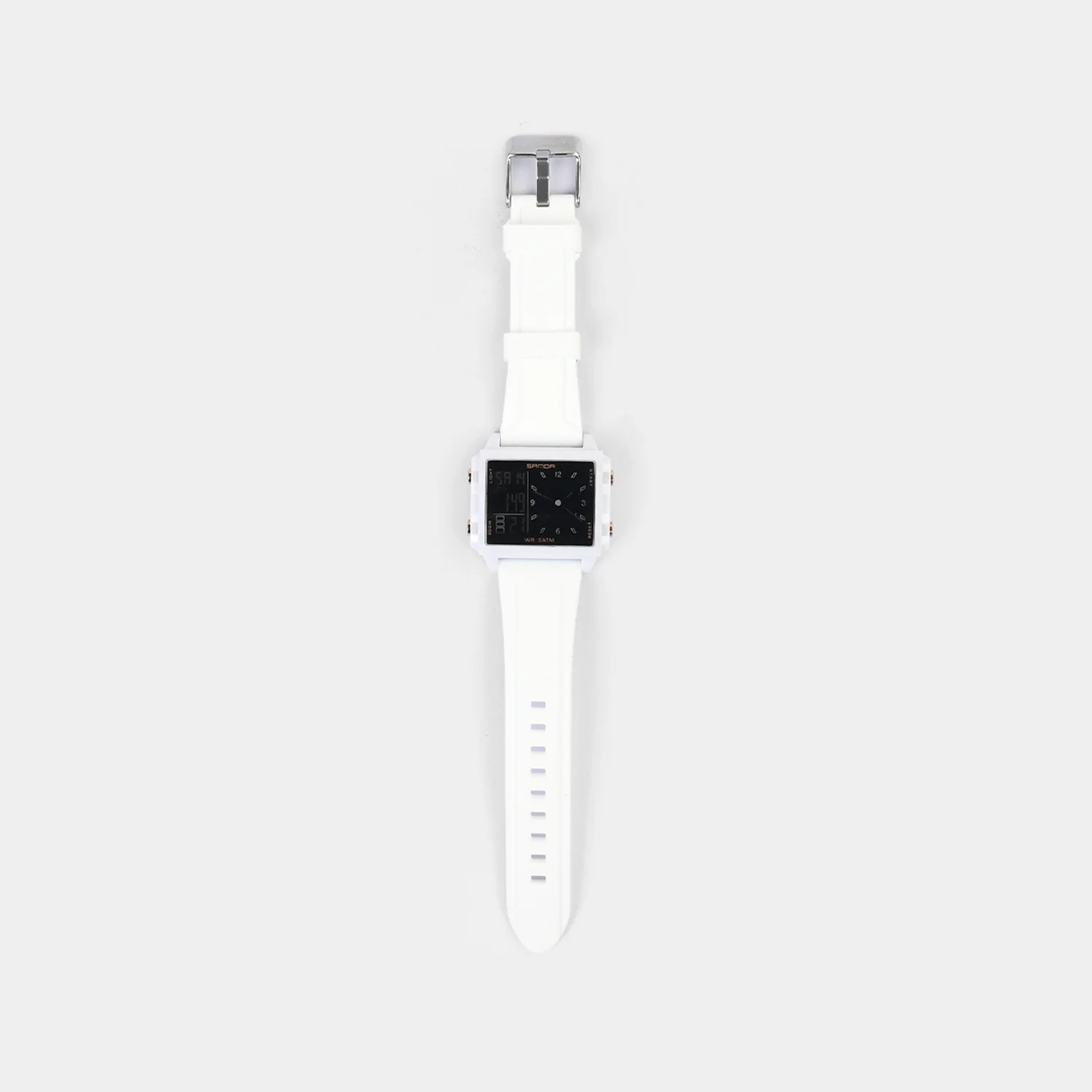 Square Dual-Display Wrist Watch - Image 3