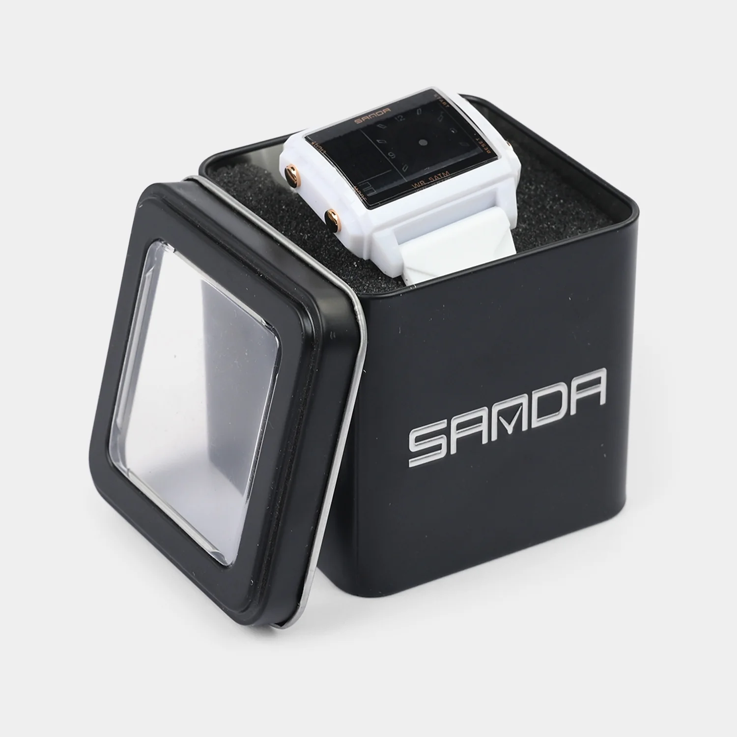 Square Dual-Display Wrist Watch - Image 7