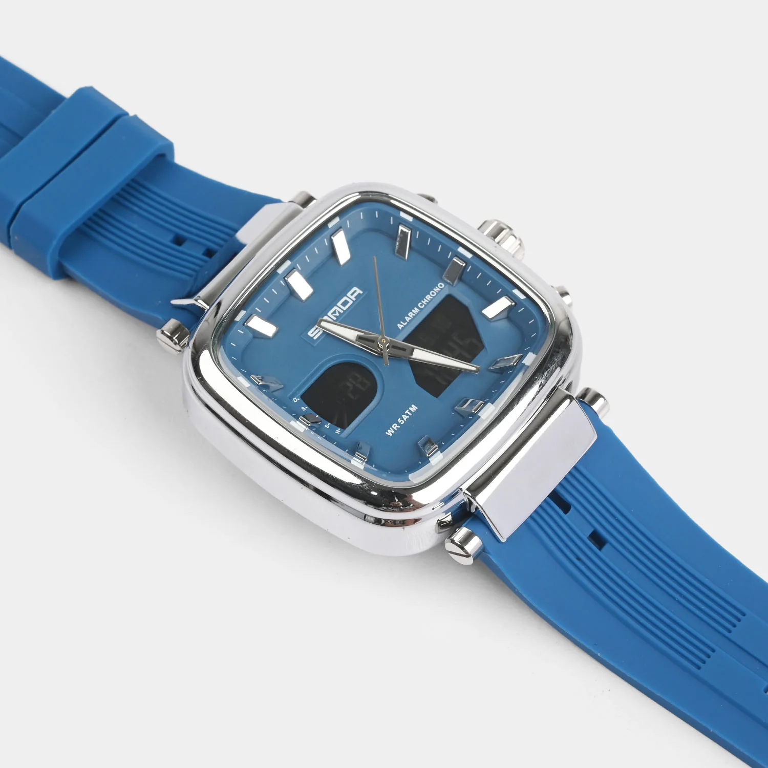 Fashion Square Dual-Display Premium Wrist Watch - Image 6