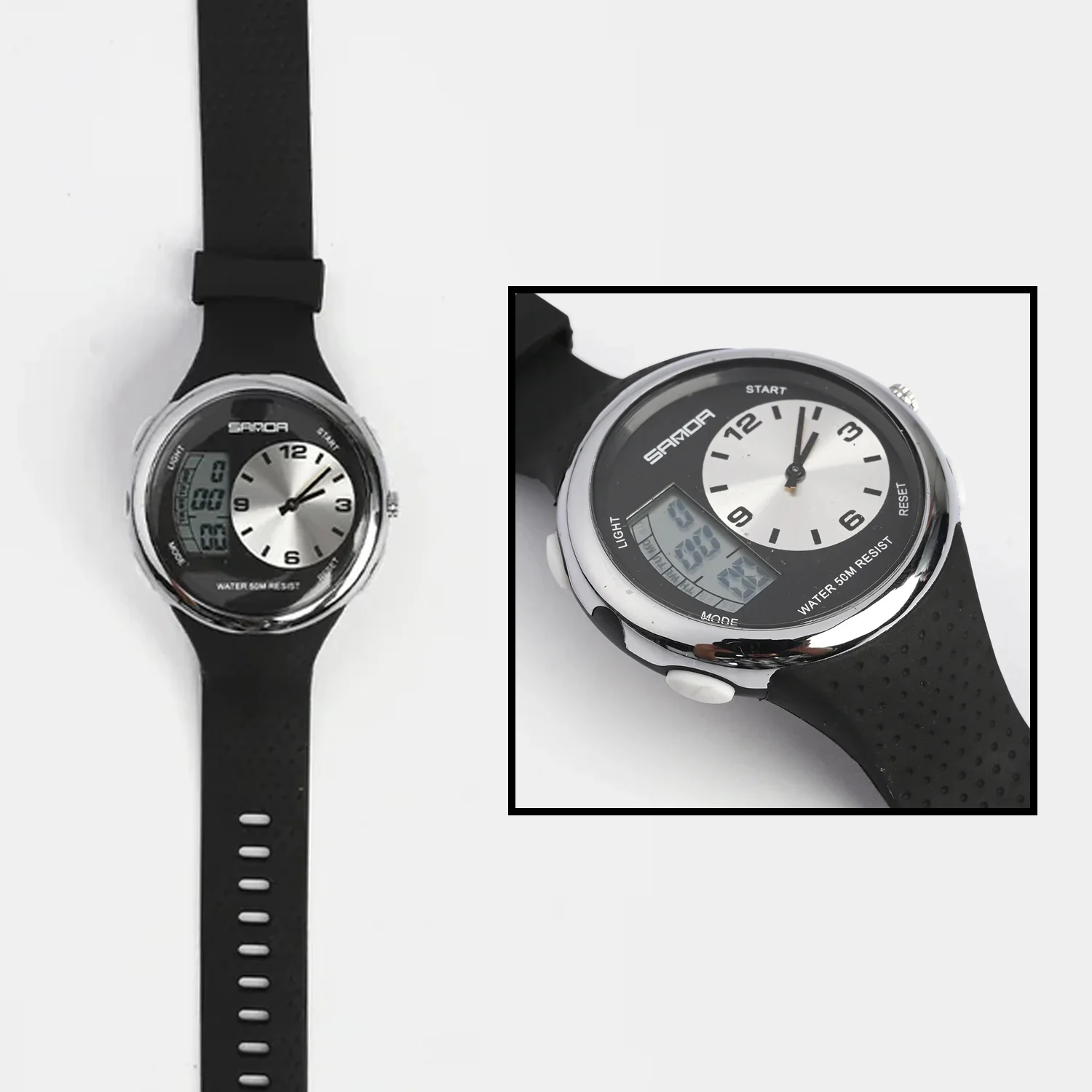 Multi-Function Dual-Display Premium Wrist Watch