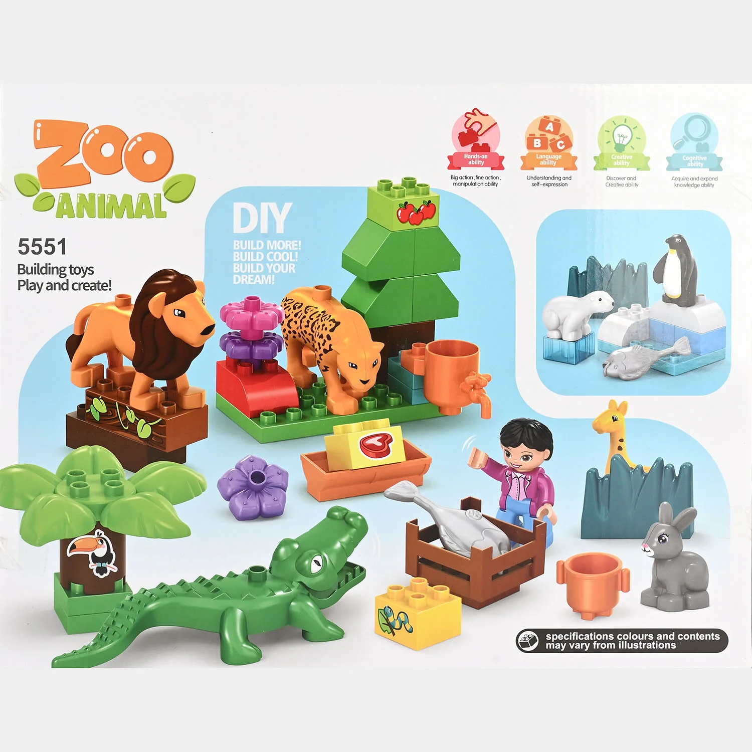 Interlocking Building Blocks Set - Image 3